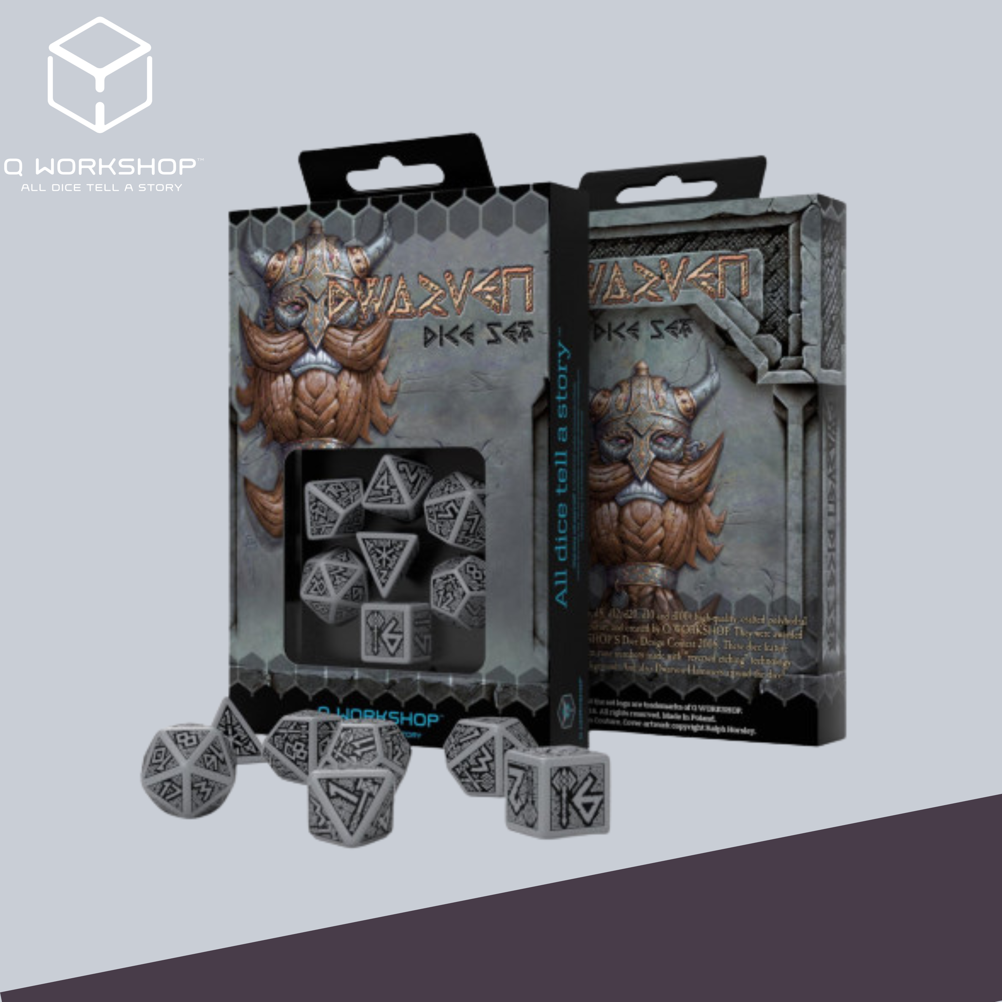 dwarven-gray-black-diceset-7-stuks-munt