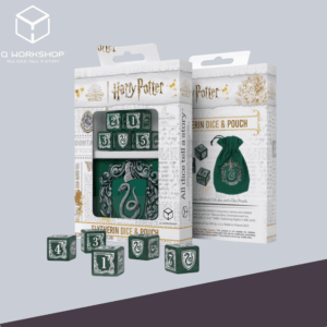 Harry Potter - Slytherin Dice & Pouch (5 stuks D6)