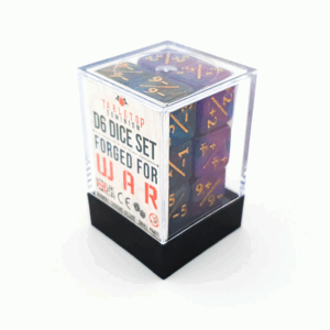 16mm D6 Dice Counters |Red & Blue | 12 Pack