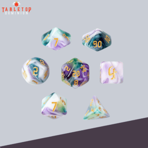 Mystic Tides | Acrylic Dice |7 Piece Set