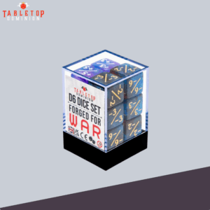 16mm D6 Dice Counters |Purple & Blue | 12 Pack