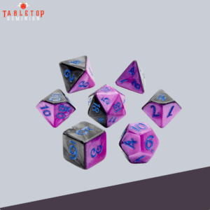 Midnight Amethyst | AcrylicDice | 7 Piece Set