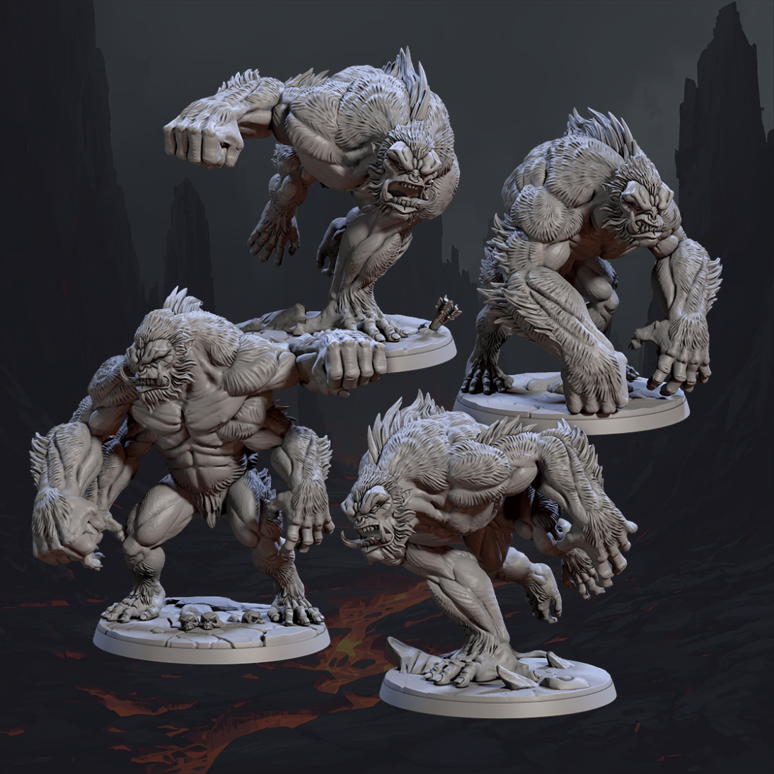 Blackcrag Orcs - Apefiends • Wild