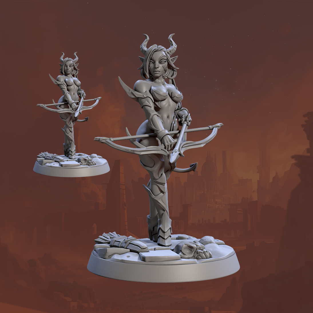 Raid at the Temple of Ifrit - Aurora Darkember • Pinup