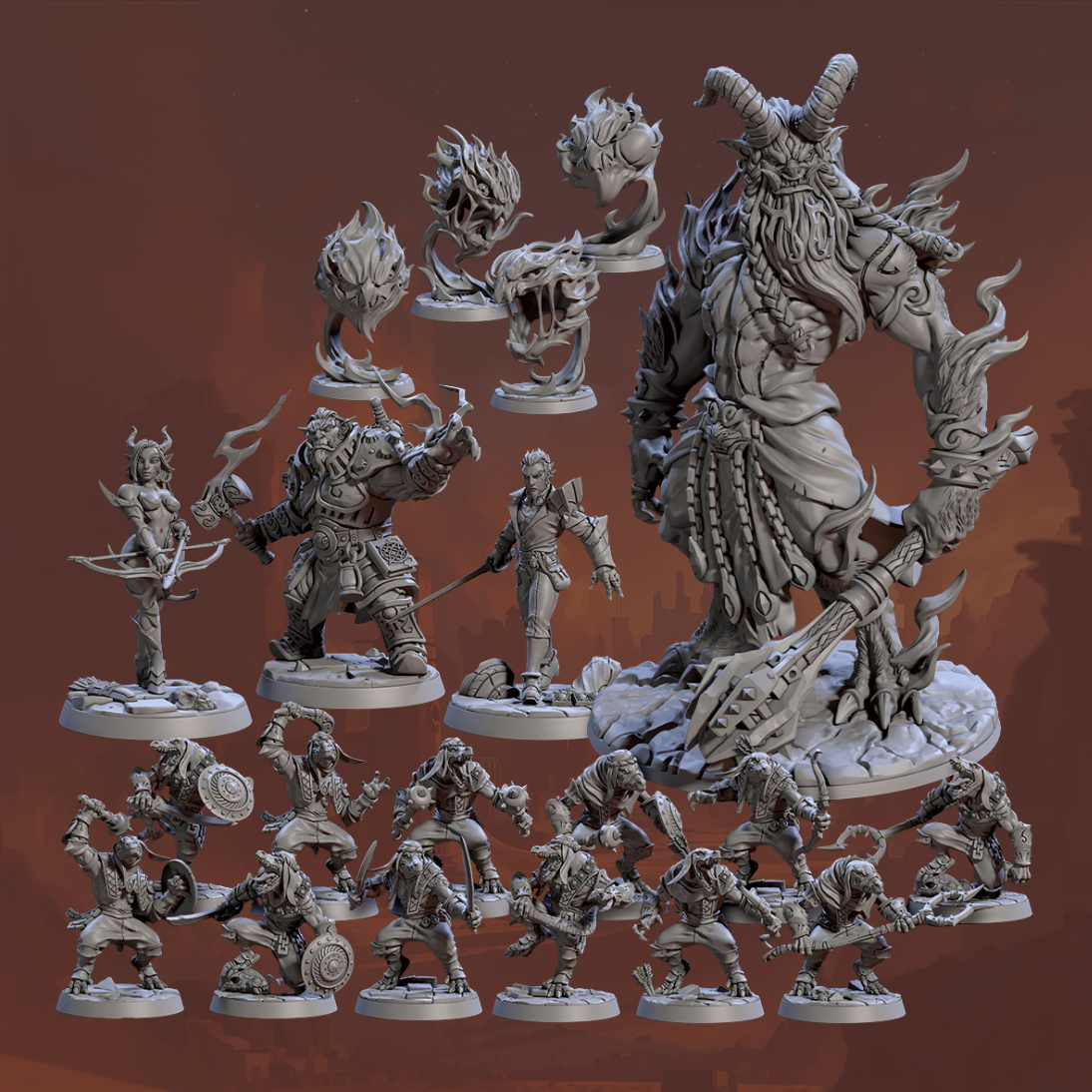 Raid at the Temple of Ifrit - Complete Set