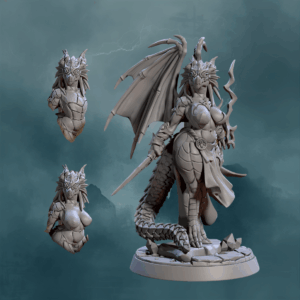 Draconian Scourge - Onixia the Tempest • Pinup