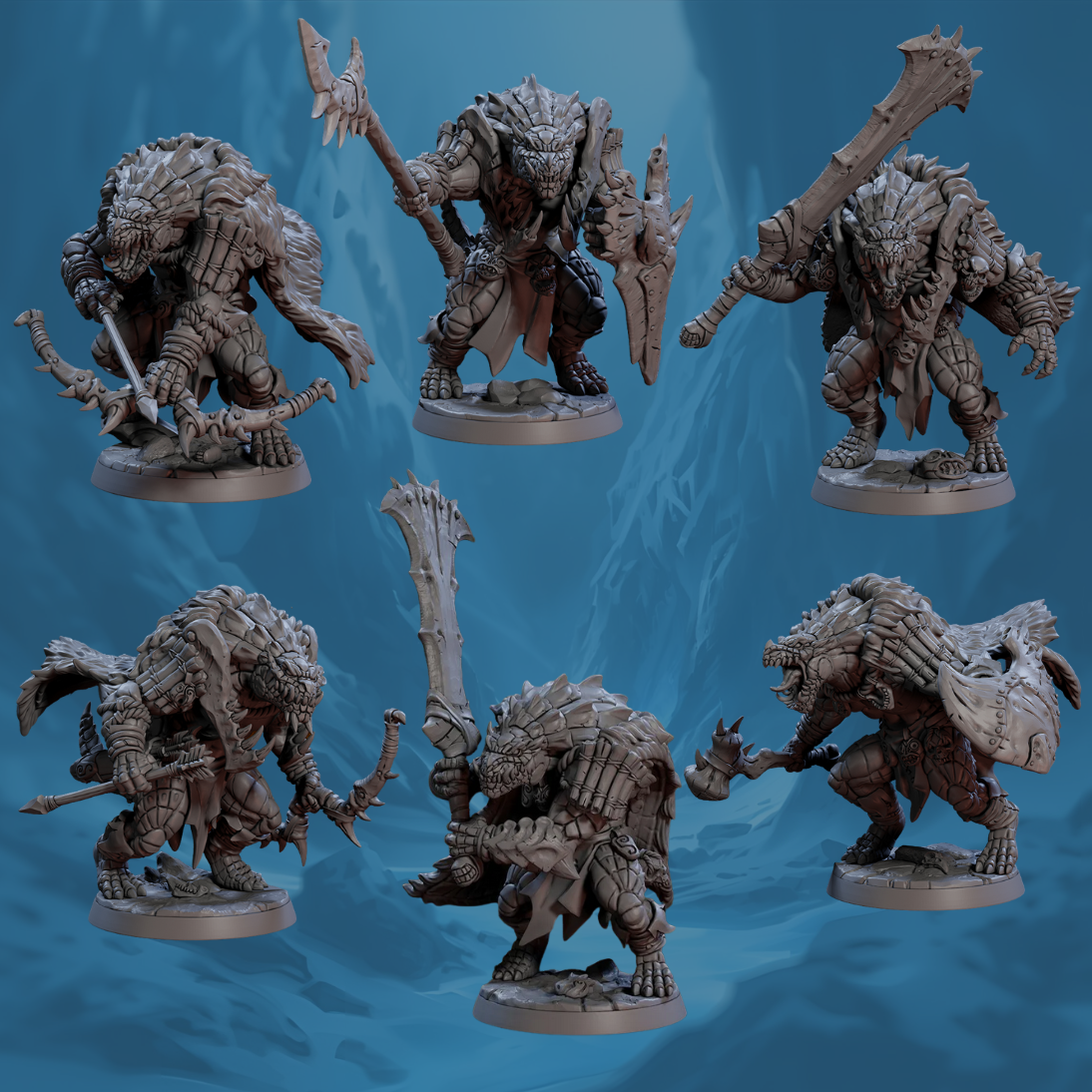 Frostheart Lizardmen - Warriors