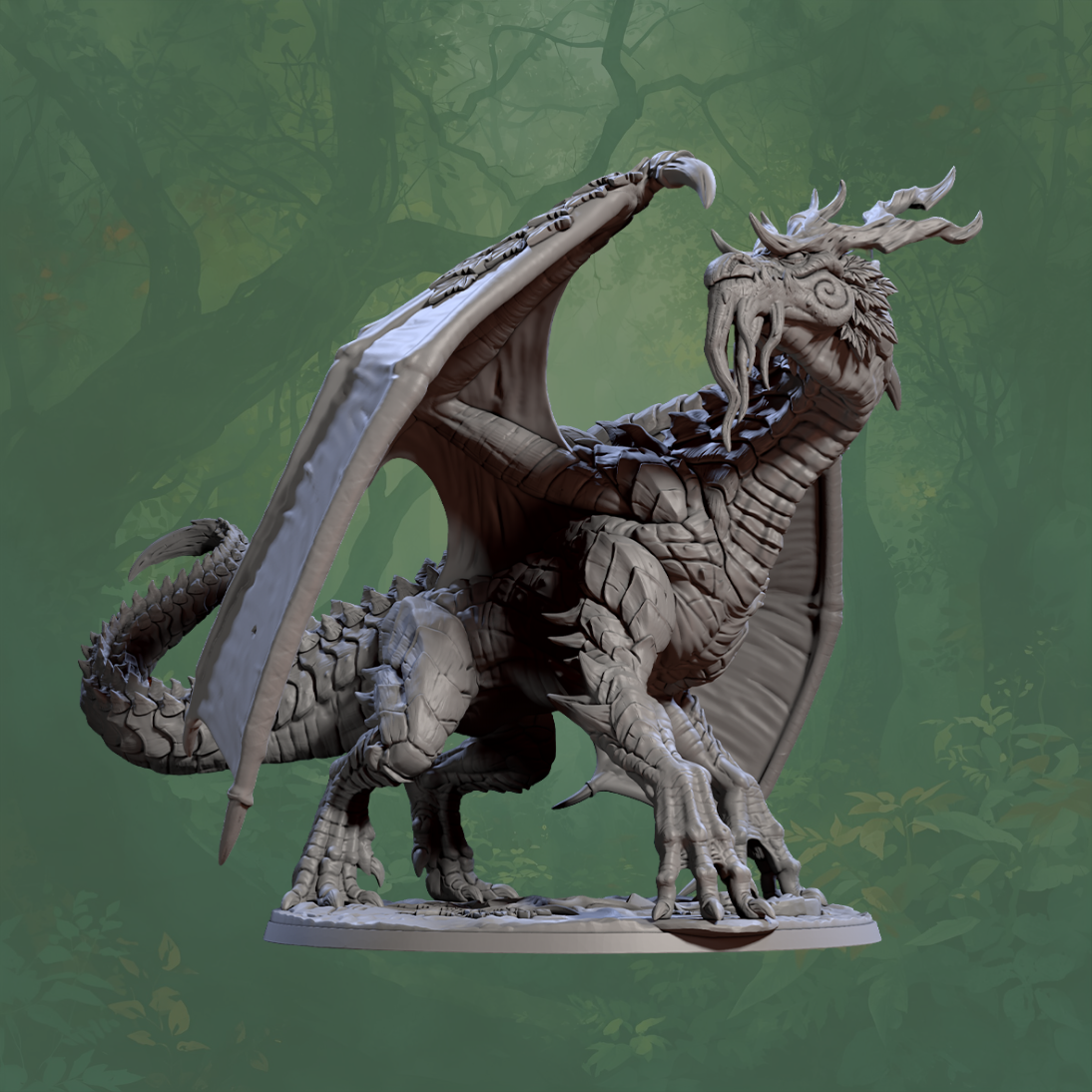 Deeproot Lurikeen - Feythornaax • Elder Forest Dragon