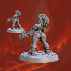 Magmaforged Dwarves of the Depths - Gemma • Magmaforged Beserker • Pinup