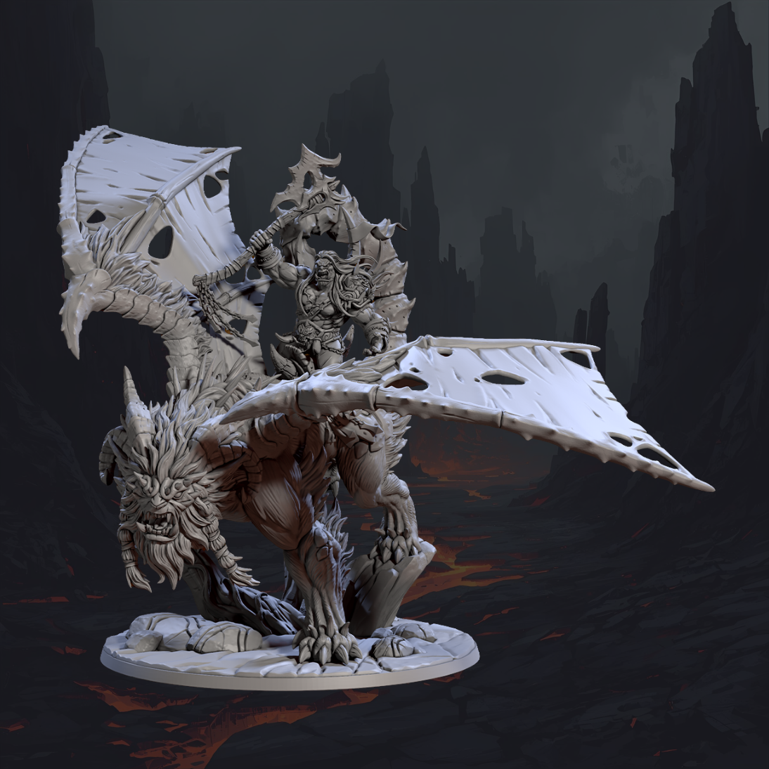 Blackcrag Orcs - Goradrash • Blackcrag Manticore