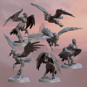 Raid at the Temple of Zephyra - Cliff Harpies