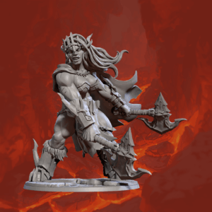 Magmaforged Dwarves of the Depths - Ignivara the Devastator • Fire Jotun Princess