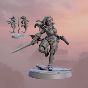 Raid at the Temple of Zephyra - Janessa Galeheart • Pinup