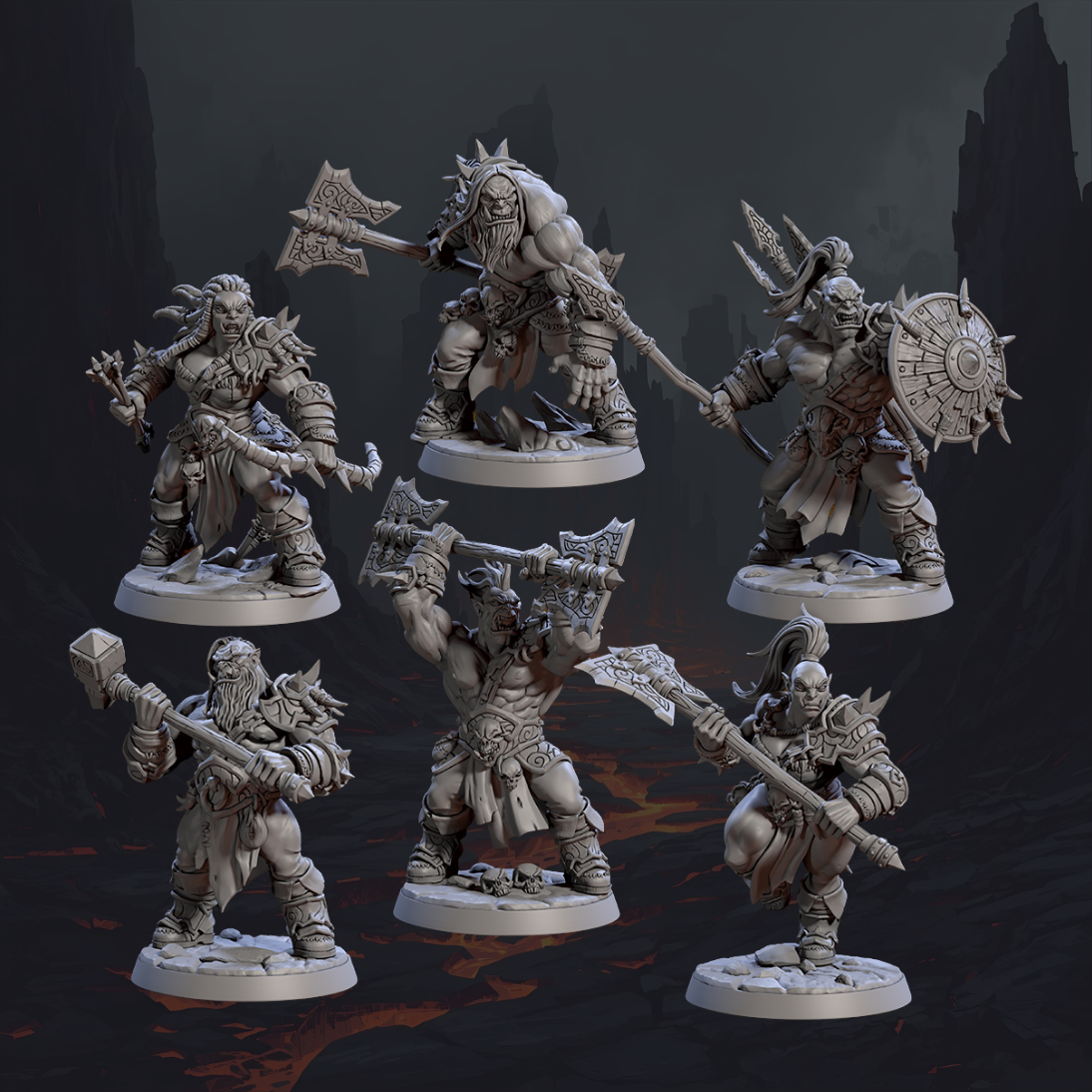 Blackcrag Orcs - Mountain Orcs