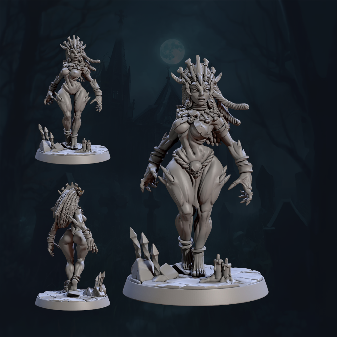 Horrors of Rodburg Barrows - Neriah • Lady of the Crypts • Pinup