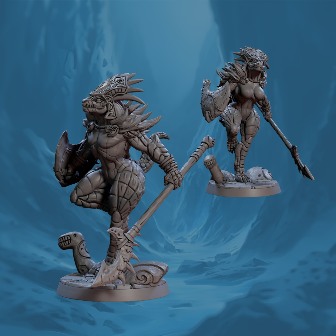 Frostheart Lizardmen - Skaala • Pinup