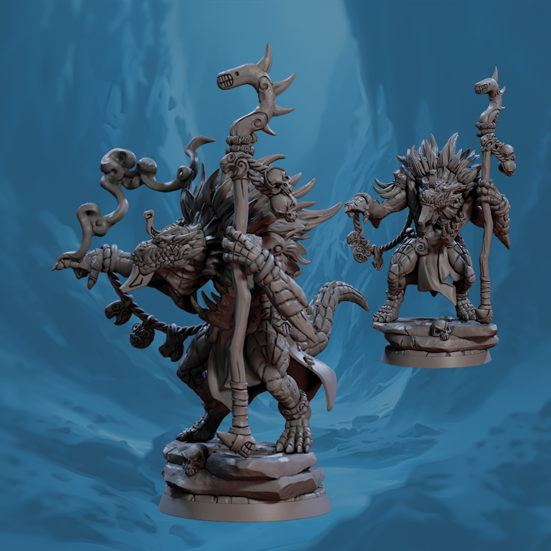 Frostheart Lizardmen - Roskaal the Blind