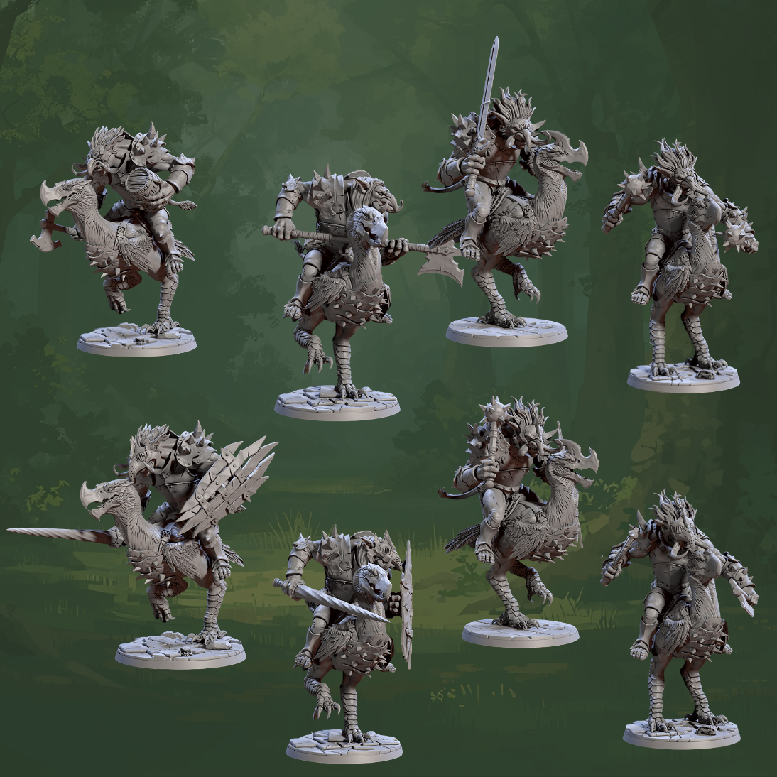 Ironkeep War-Trolls - Terror Bird Troll Knights