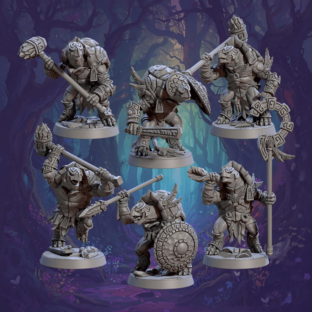 Jadeshell Turtlekin - Turtlekin Warriors