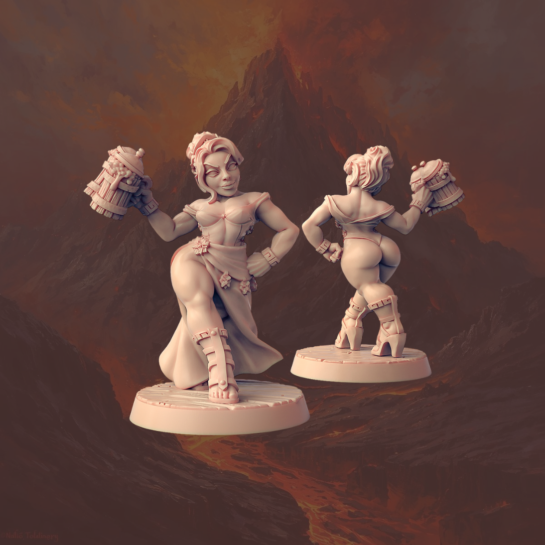 Dwarven Oathbreakers - Fraia • Dwarven Beauty • Pinup