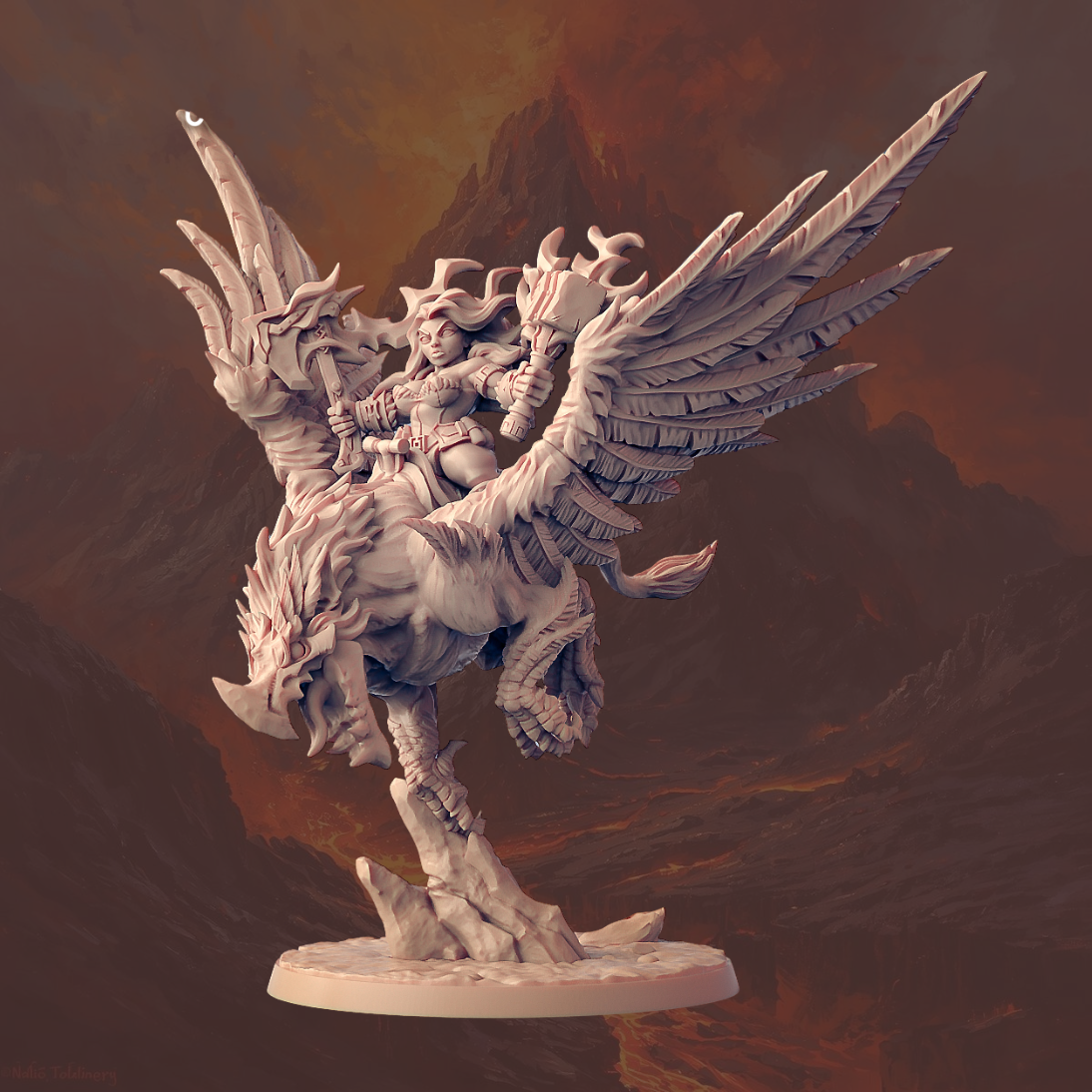 Dwarven Oathbreakers - Helga on Gryphon