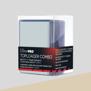 Toploader combo deckbox, 25 sleeves, 25 toploaders