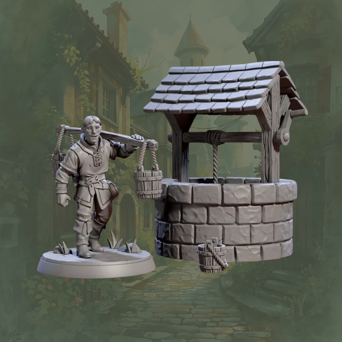 Villagers & Townsfolk vol. 1 - Village Water Well