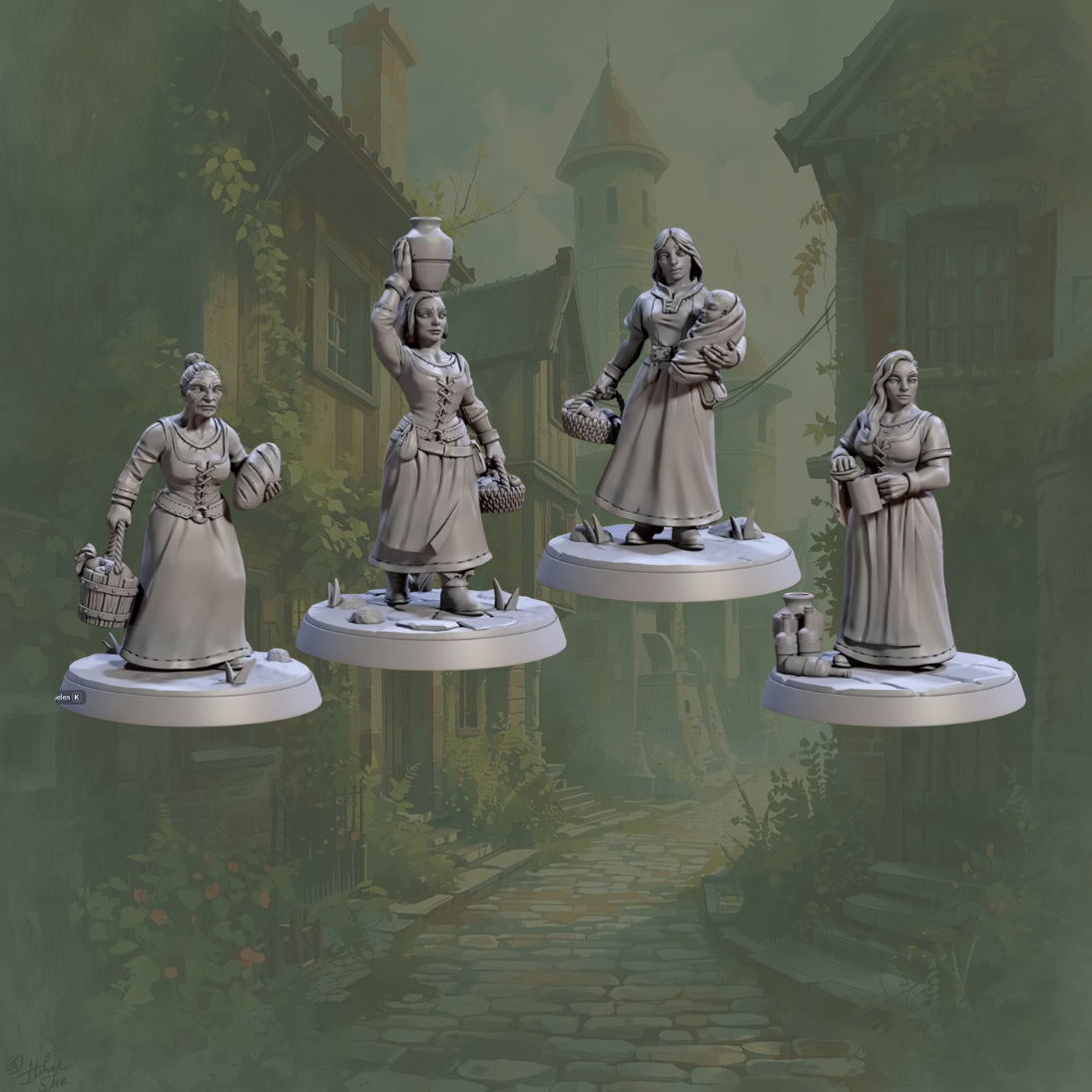 Villagers & Townsfolk vol. 1 - Townsfolk Women