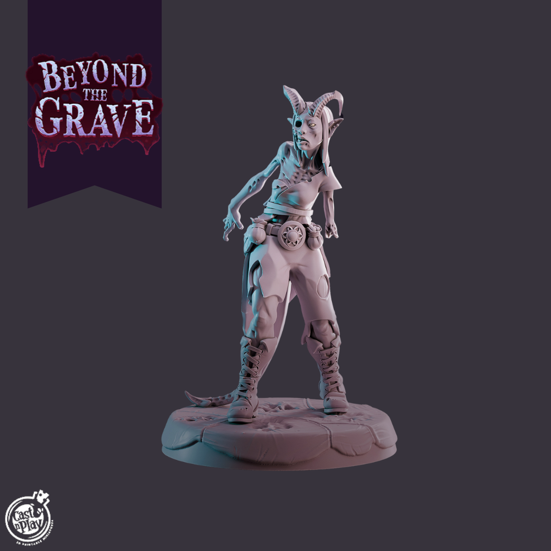 Beyond the Grave - Zombified Tiefling